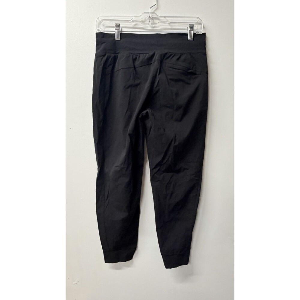 Athleta Trekkie Mid Rise Legacy Jogger Women’s Size 4 Black Pull On Zip Pocket P - Picture 4 of 9